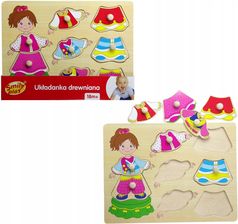 Zdjęcie Anek Układanka Drewniana Ubranka Dziewczynka - Śrem