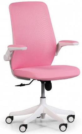 Centropen B2B Partner Krzesło Biurowe Z Siatkowanym Oparciem Butterfly Różowa
