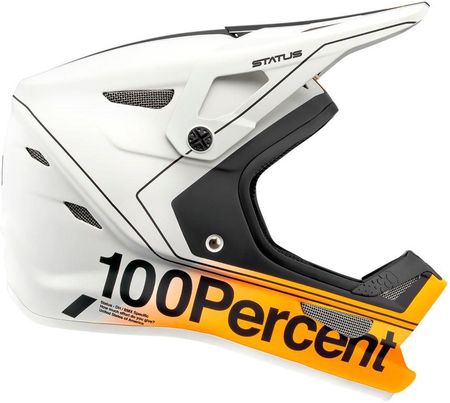 100% Full Face Helmet Carby Silver