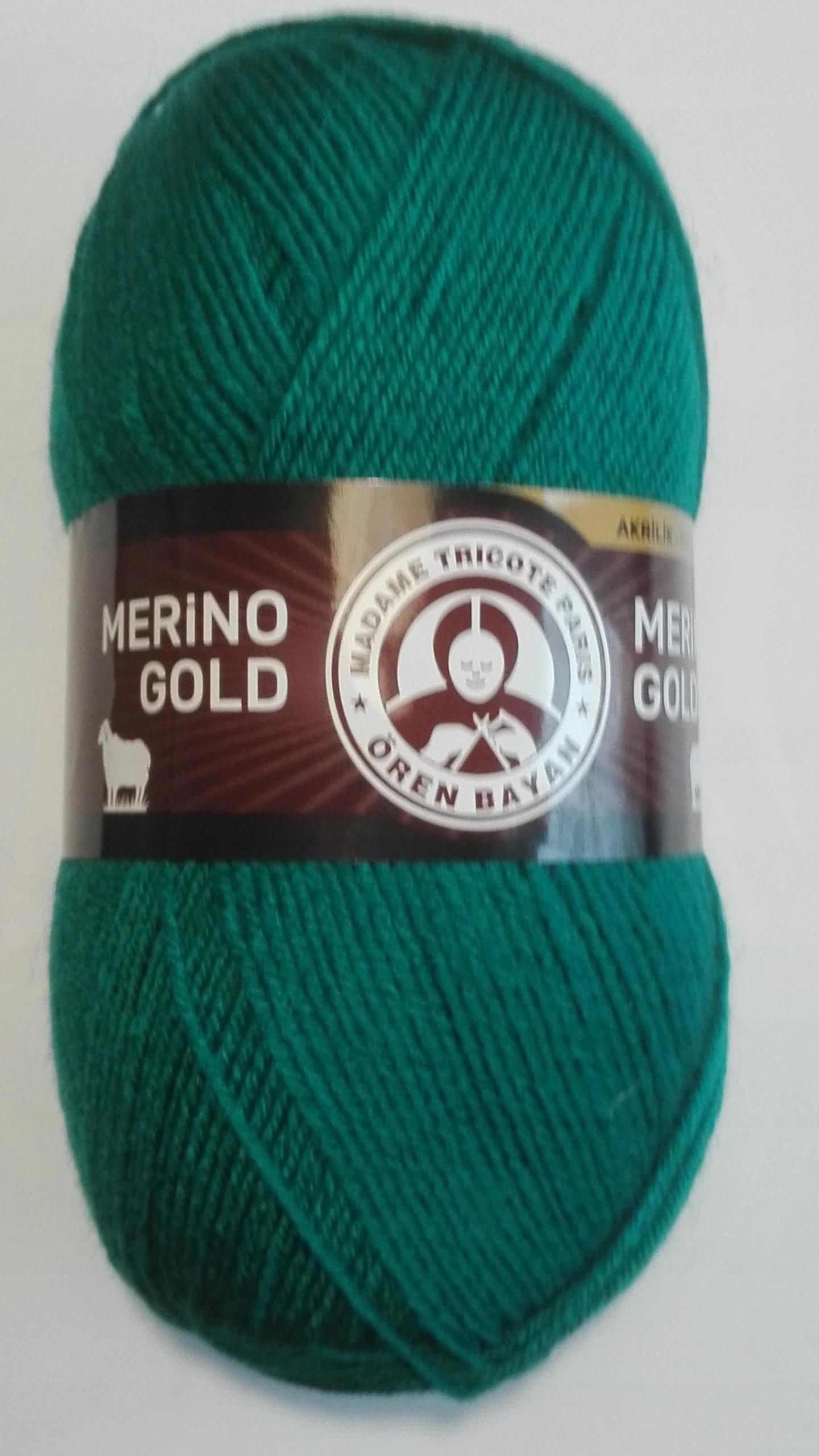Madame Tricote Paris Madame Tricote Paris Włóczka Merino Gold Zielono-Turkusowy (105) - zdjęcie 1 Madame Tricote Paris Madame Tricote Paris Włóczka Merino Gold Zielono-Turkusowy (105)