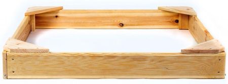 Marimex Piaskownica drewniana kwadratowa, 100 x 100 x 14 cm