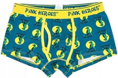 Pink Hero Bokserki Męskie Dinozaur T-REX XL