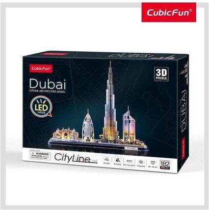 Cubic Fun Puzzle 3D Dubaj LED Dante 182el.