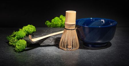 green Touch Zestaw Matcha Japońska Ujicha 80g Czarka Oraz Akcesoria - zdjęcie 6