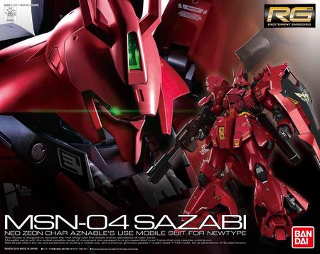 Bandai Rg 1/144 Msn-04 Sazabi - Ceny i opinie - Ceneo.pl