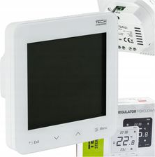 Zdjęcie Tech Przewodowy regulator pokojowy dwustanowy czarny (W292V301PL021) - Działdowo