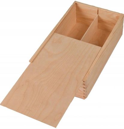 Woodenboxes Skrzynka Pudełko Na Dwa Wina Decoupage Prezent Eko (4321)