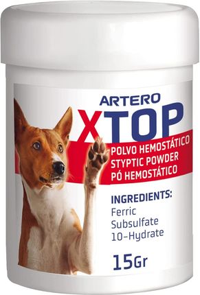 Artero Xtop For Dogs&Cats Proszek Do Tamowania Krwawienia U Psa I Kota 15G