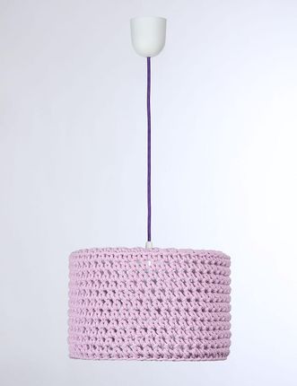 Bps Koncept Lampa wisząca ręcznie szydełkowana fioletowy Ariadna 0A0-007-25cm
