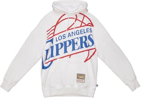 Bluza z kapturem Mitchell & Ness NBA Los Angeles Clippers biała
