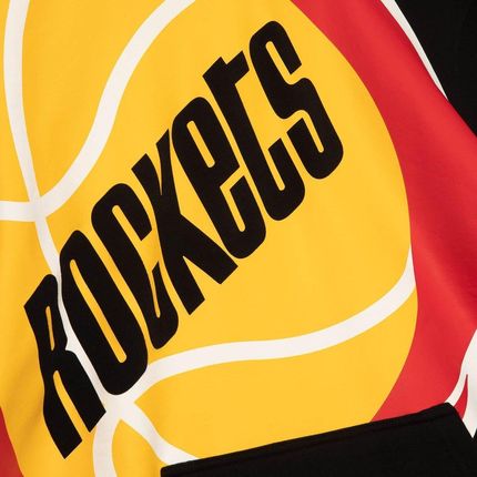 Bluza z kapturem Mitchell & Ness NBA Houston Rockets czarna