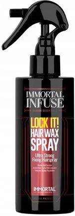 Immortal Infuse Lock It Hair Wax Spray Mocny 200Ml ®