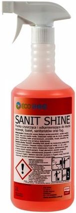 Eco Shine Sanit 12 X 1L Pianka Czyszcząco-Odkamieniająca Do Toalet I Łazienek