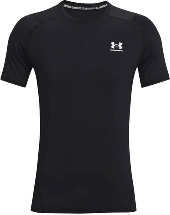 T shirt, koszulka męska Under Armour Heatgear Armour Fitted Short Sleeve 1361683 001 Rozmiar XXL