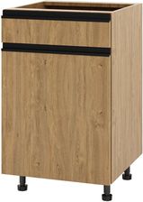 Zdjęcie Fabryka Mebli Rawa Bari Plus Szafka Dolna Lewa D1S 50_Modern Dąb Kamienny - Biała Podlaska