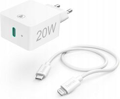 Hama Power Delivery/Qualcomm 20W + Typ-C - Lightning (C94) biała (210563)