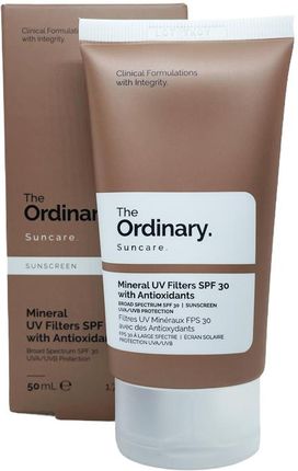 The Ordinary Mineral Uv Filters Spf30 With Antioxidants Krem Przeciwsłoneczny 50ml