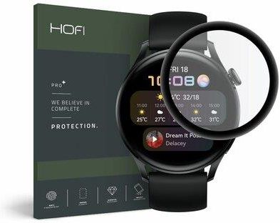Hofi Szkło hybrydowe Hybrid Glass do Huawei Watch 3 46mm Czarny