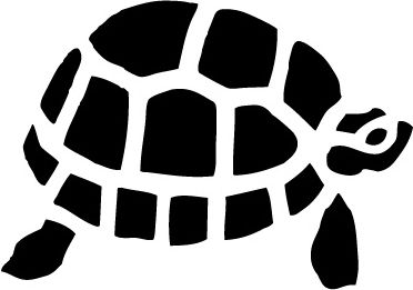 Szablon morski 4 - Żółw