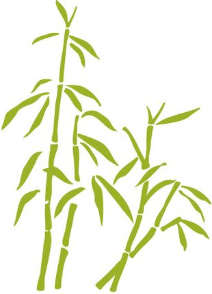 Szablon flora 158 - bambus