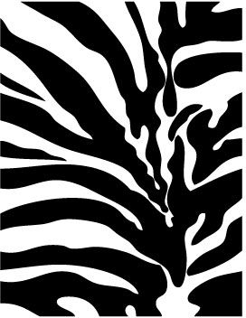 Szablon fauna 15 - zebra 1