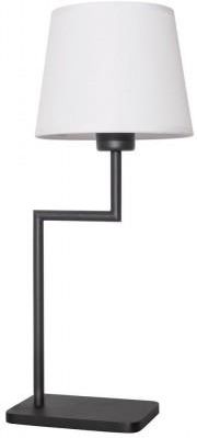 Luces Exclusivas lampa stołowa Biruaca E27 Biało czarna LE42265