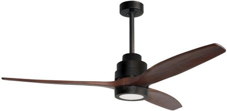 Luces Exclusivas wentylator LED Sahagun 12W 800lm 3000K czarno/brązowy LE42552