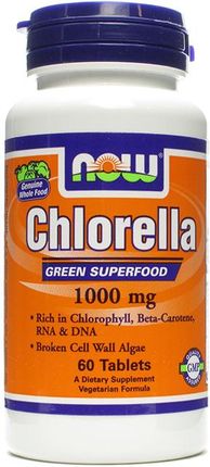 Now Foods Chlorella 400 mg 100 kaps.