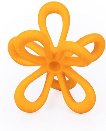 Giligums Gryzak Uspokajający Kwiatek Silikonowy Pomarańczowy
