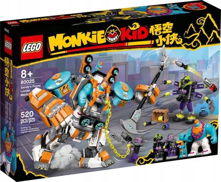 LEGO Monkie Kid 80025 Mocarny mech Sandy’ego