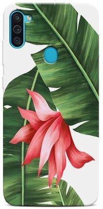 Casegadget Etui Nadruk Paproć I Kwiat Samsung Galaxy M11