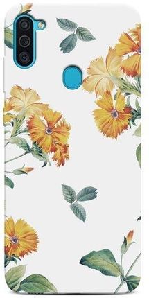 Casegadget Etui Nadruk Polne Kwiaty Na Białym Samsung Galaxy M11