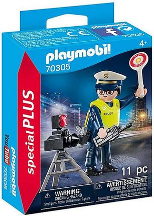Playmobil 70305 Special Plus Policjant z radarem