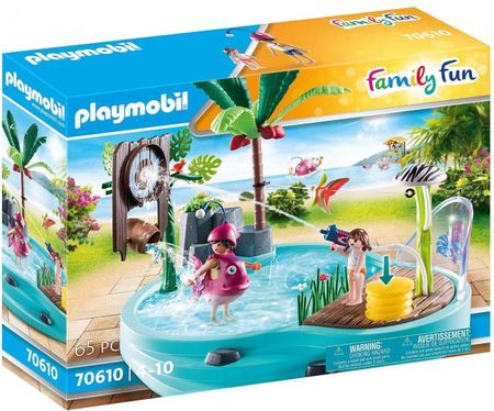 Playmobil 70610 Rodzinna Zabawa Small Pool With Water Sprayer