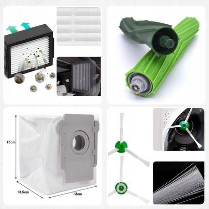 Zestaw akcesoriów do iRobot Roomba E5 I7 I7+ - opinie i ceny na