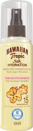 Hawaiian Tropic Suchy olejek do opalania w sprayu SPF30 150 ml