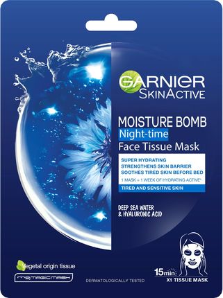 Garnier Skin Active Maska w płachcie na noc 32 g