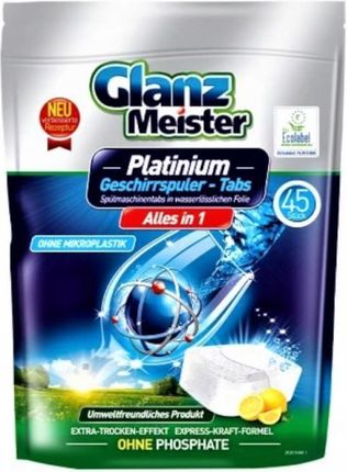 Glanzmeister Platinum Tabletki Do Zmywarki 45Szt.