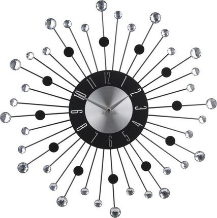 H&S Decoration Zegar Ścienny Z Kryształkami 42Cm Wzór 2