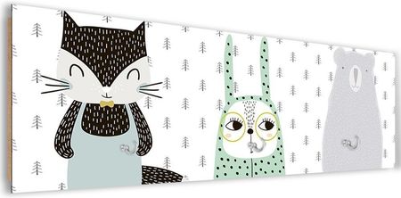 Feeby Wieszak Zwierzęta Dla Dzieci 90X30Cm - zdjęcie 4