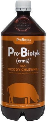 Probiotics Pro-Biotyk Em15 Dla Trzody Chlewnej 1L Reguluje Przemianę Materii