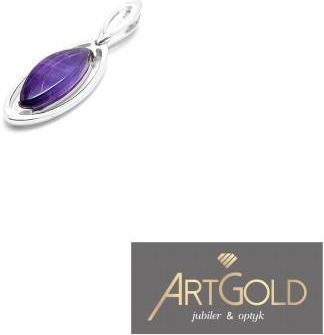 ARTGOLD WISIOREK SREBRNY Z AMETYSTEM