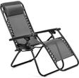 Outtec Leżak ogrodowy/plażowy składany Zero Gravity (grey)