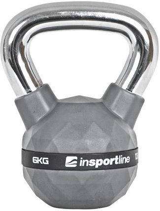 Insportline Hantel Gumowany Kettlebell Pu 6Kg (21638)