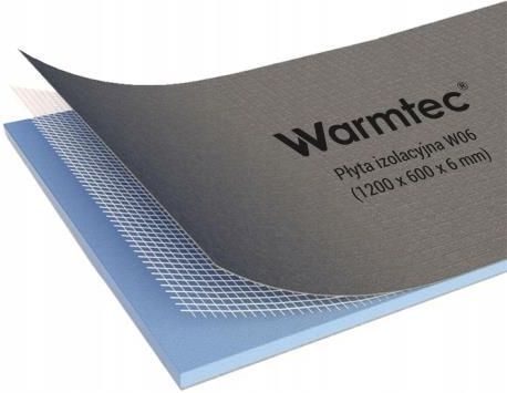 Płyta izolacyjna pod ogrzewanie podłogowe Maxiterm W06, 120 x 60, gr. 6 mm, 0,72m2 - zdjęcie 2 Płyta izolacyjna pod ogrzewanie podłogowe Maxiterm W06, 120 x 60, gr. 6 mm, 0,72m2