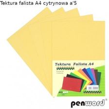 Zdjęcie Penword Targi Tektura Falista A4 5Ark Cytrynowa - Trzebinia