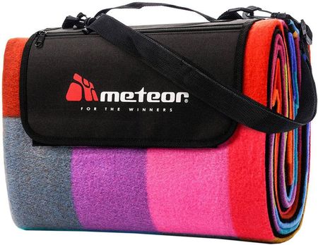 Meteor Koc piknikowy 180x200cm XL krata multikolor 77056