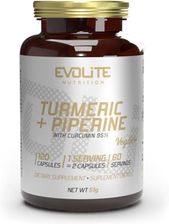 Zdjęcie Evolite Nutrition Zapisz Turmeric + Piperine 120 Kaps. - Zduńska Wola