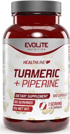 Evolite Nutrition Zapisz Turmeric + Piperine 120 Kaps.