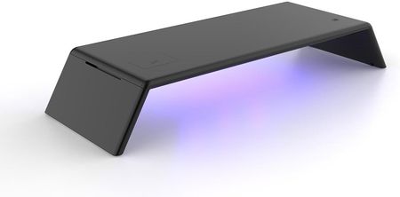 Podstawka pod monitor z lampą UV do dezynfekcji np. klawiatury i ładowarką USB  Spacetronik SPP-102B